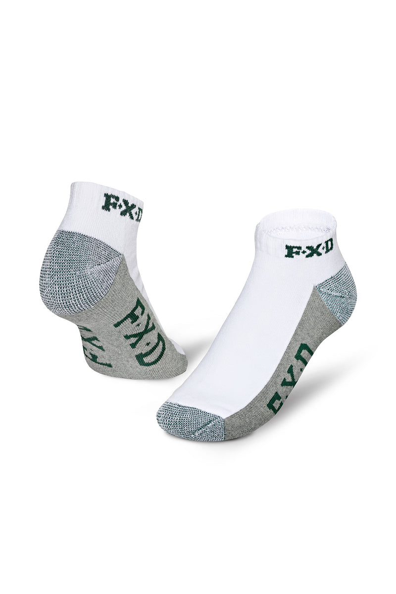 SK-4 White Ankle Sock 5 Pack