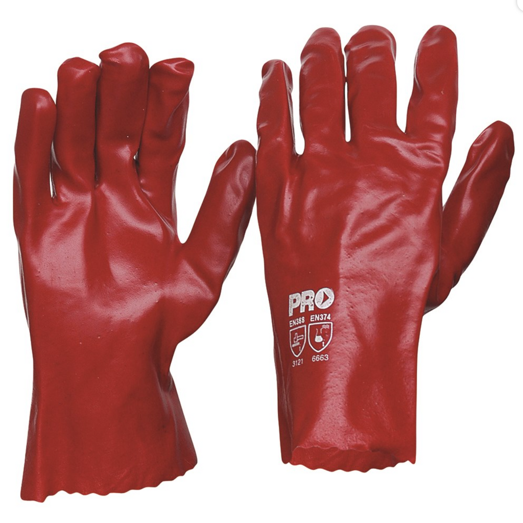 27CM Red PVC Gloves