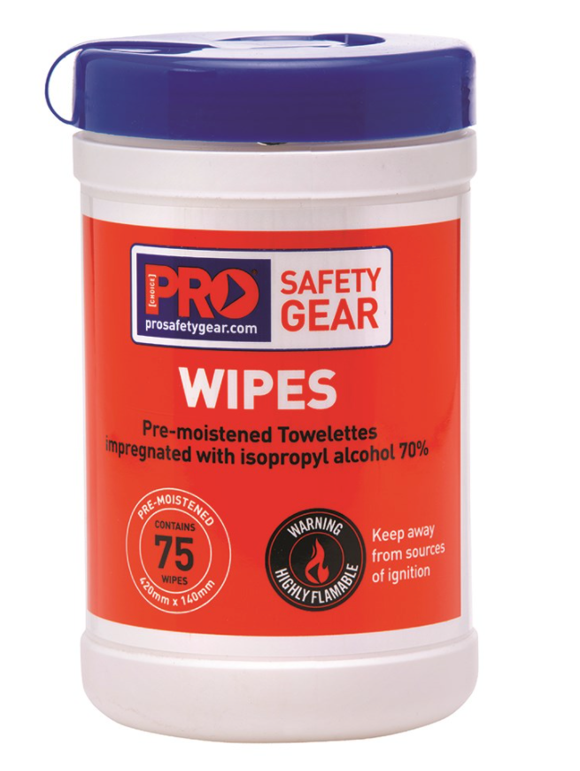 Isopropyl Wipes 75 Wipe Canister